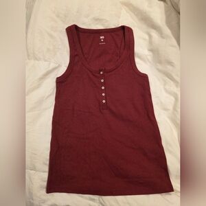 Women's Burgundy Tank Top